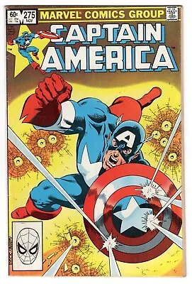 Buy Captain America Vol 1 No 275 Nov 1982 (VFN) (8.0) 1st App Of 2nd Baron Zemo • 24.99£