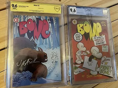 Buy Bone #2 CBCS 9.6 1st’ Print Jeff Smith  1st Thorn White Signed AND #3 9.6 CGC • 1,500£