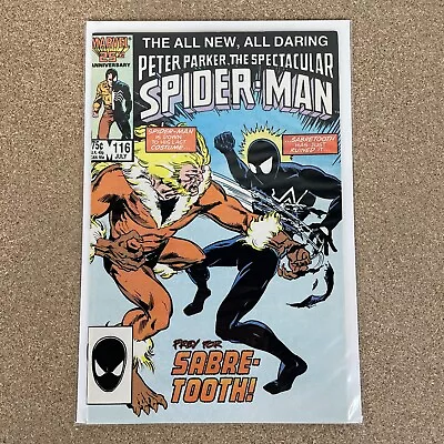 Buy Spectacular Spider-Man #116 (Marvel Comics, 1986) - VF+ • 23.81£