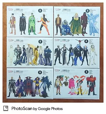 Buy X-Men Hellfire Gala 6 Character Design Variant Set Comic Lot Marvel • 33.85£