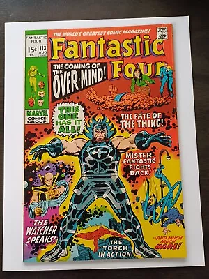 Buy Fantastic Four #113  - 1st App Over- Mind - Marvel Comics 1971 • 29.99£