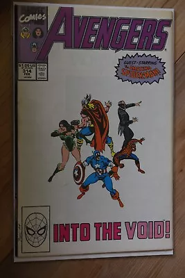 Buy AVENGERS #314 Into The Void Marvel Comics February 1990 The Amazing Spider-man • 6.32£