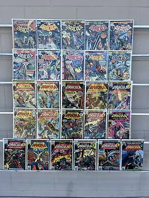 Buy Tomb Of Dracula 1-70 (X26) INCOMPLET LOT (Neal Adams) Marvel Comics 1972 • 571.83£