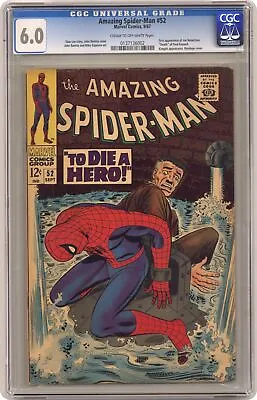 Buy Amazing Spider-Man #52 CGC 6.0 1967 0137136002 • 102.91£