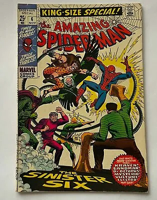 Buy Amazing Spider-man Annual #6, VF- 7.5, 1st Appearance Sinister Six Reprint • 185.79£