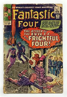 Buy Fantastic Four #36 FR/GD 1.5 1965 1st App. Madame Medusa (Inhumans) • 46.08£