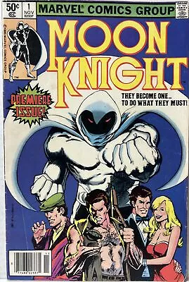 Buy Moon Knight #1 1980 Key Marvel Comic Book 1st Ongoing Solo Series *VG+* • 18.49£