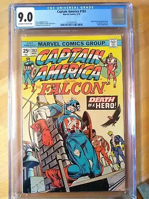 Buy CAPTAIN AMERICA # 183 CGC 9.0 Death Of Captain America 1975 LOOKS NICER • 78.83£