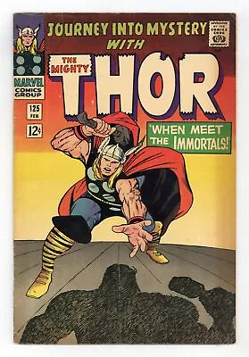 Buy Thor Journey Into Mystery #125 VG- 3.5 1966 • 36.17£