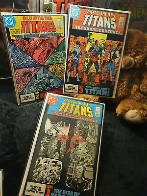 Buy Tales Of The Teen Titans 44 - 1st Nightwing + 42 & 43 Judas Contract Fn/vf • 129.99£