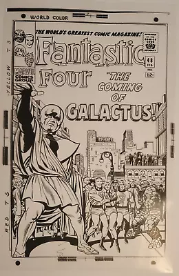 Buy Fantastic Four#48 Cover Production Art Acetate 1966 Marvel Silver Age • 98.83£
