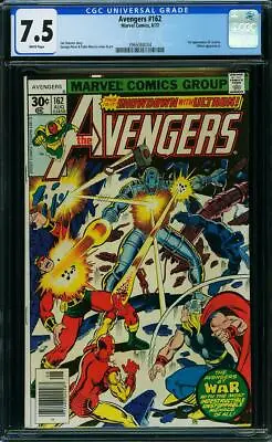 Buy Avengers 162 Cgc 7.5 White Pages  Newstand 1st Jocasta A5 • 87.09£
