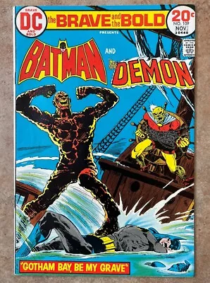 Buy Brave And The Bold #109 1973 BATMAN AND THE DEMON JIM APARO/BOB HANEY HTF • 31.62£