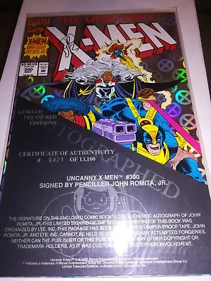 Buy UNCANNY X-MEN #300 Signed J. Romita JR. - W Coa - Marvel - Limited Treasured • 85.96£