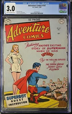 Buy 1949 Adventure Comics 147 CGC 3.0 Superman Superboy • 223.86£