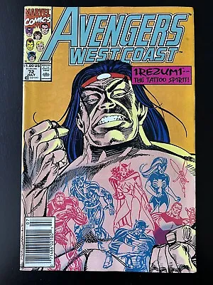 Buy Avengers West Coast #72 Marvel Comics July 1991 • 2.36£
