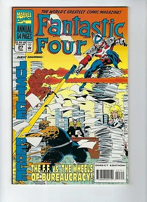 Buy Fantastic Four Annual # 27 1st Appearance Time Varaince Authority (TVA) 1994 NM • 29.95£