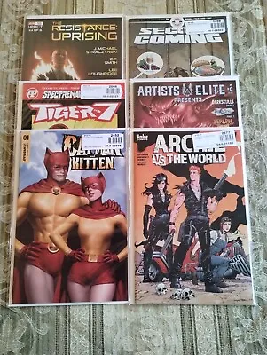 Buy Lot Of 6 Catman & Kitten, Artists Elite ,Archie Vs World, Tiger 7, Second Coming • 2.39£