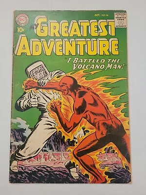 Buy My Greatest Adventure #36 DC Comics 1959 Volcano Man! VG- 3.5 • 19.99£