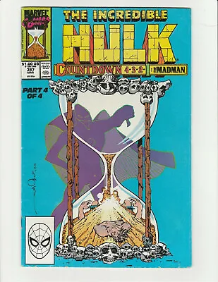 Buy The Incredible Hulk #367  Countdown Madman  1st Dale Keown 6.0 F  Marvel Comics • 9.06£