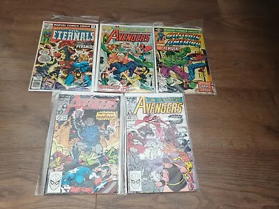 Buy Vintage Marvel Comic Bundle Avengers 138 310 312 Captain America 257 Eternals 19 • 15£