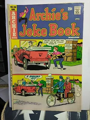 Buy Archies Joke Book # 199 Close-up Comics August 1974 Archie Series Issue 06959 • 8.01£
