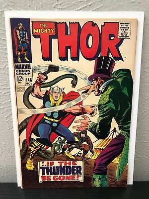 Buy Mighty Thor 146 1967 Marvel Key Comic Inhumans Origin Jack Kirby G/VG Condition • 15.76£