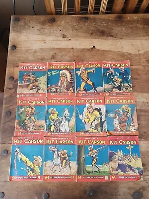 Buy Kit Carson Cowboy Comics X 12 • 25£