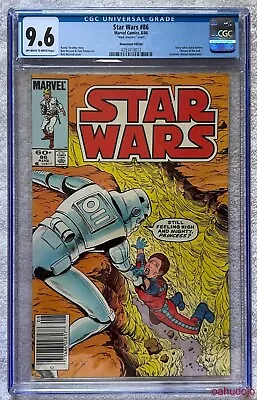 Buy Marvel STAR WARS #86 Mark Jewelers Insert 1984 Off-white-White Pages CGC 9.6 • 198.58£