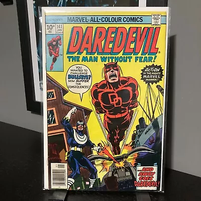 Buy Daredevil #141 (1976) Marvel First Print Comic 3rd Appearance Of Bullseye • 15.95£