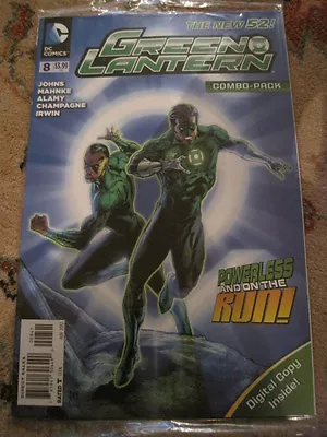 Buy GREEN LANTERN # 8, COMBO PACK.1st PRINT. DC NEW 52, 2012 By Geoff Johns & Mahnke • 1.99£
