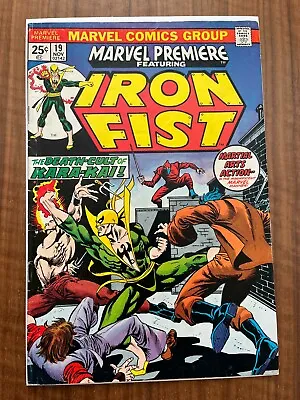 Buy Marvel Premiere #19, Iron Fist Wolverine/Hulk 181 Ad, 1st Colleen Wing, VG+ • 31.62£