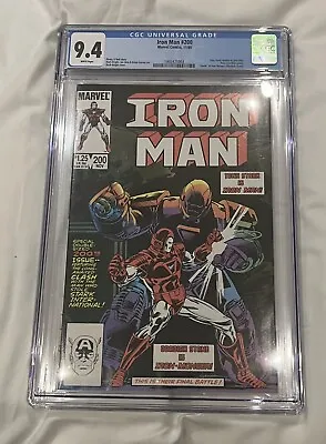 Buy Iron Man #200 Graded CGC 9.4 Marvel Comics 1985 • 90£
