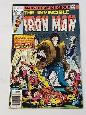 Buy Invincible Iron Man 101 Monster Of Frankenstein 1st App Dreadknight 1977 • 19.85£