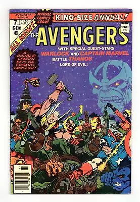 Buy Avengers Annual #7 VG/FN 5.0 1977 1st App. Space Gem, Mind Gem, Reality Gem • 19.99£