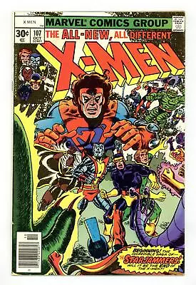 Buy Uncanny X-Men #107 VG/FN 5.0 1977 1st Full App. Starjammers • 152.12£