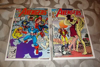 Buy The Avengers #343, 348 (1992) Marvel Comic Lot Of 2 FN- Condition • 3.95£