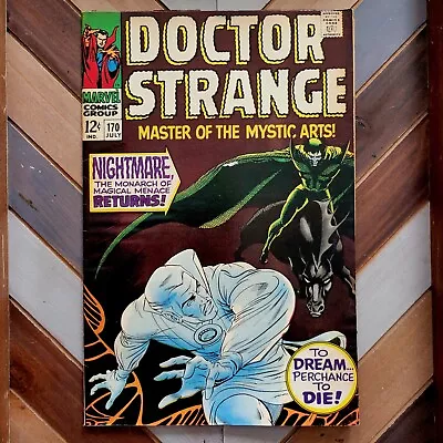 Buy DOCTOR STRANGE #170 VG+ (Marvel 1968) First Cover NIGHTMARE 12-cent Cover ADKINS • 31.61£
