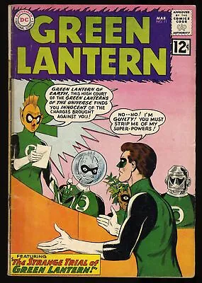Buy Green Lantern #11 VG- 3.5 Trial Of Green Lantern! DC Comics 1962 • 27.97£