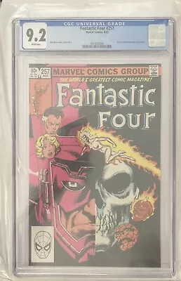 Buy Fantastic Four #257 1983 Galactus Cover CGC 9.2 • 98.74£