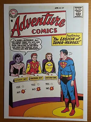 Buy Adventure Comics 247 Superboy Legion Of Super Heroes DC Comics Poster Curt Swan • 9.15£