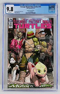 Buy Teenage Mutant Ninja Turtles #101 CGC 9.8 Retailer Incentive Variant TMNT IDW  • 236.50£