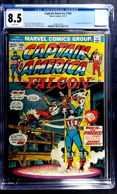 Buy Captain America #168 CGC 8.5 1st Helmut Zemo Vintage Marvel Comics 1973 • 120.52£