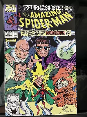 Buy Amazing SpiderMan #337:  Rites And Wrongs!  Marvel 1990 NM  • 7.88£