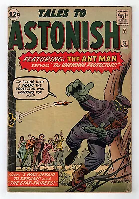 Buy Marvel 1962 TALES TO ASTONISH 37 VG/VG+ 4.0/4.5 4th Ant Man & Silver Age Sci-Fi • 63.19£