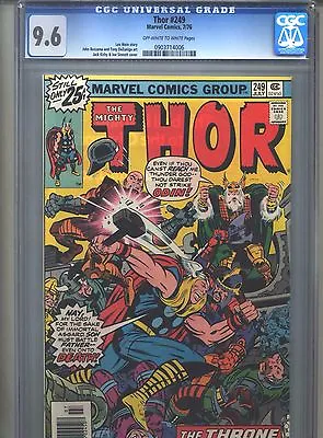 Buy Thor #249 CGC 9.6 (1976) Jack Kirby & Joe Sinnott Cover • 79.95£