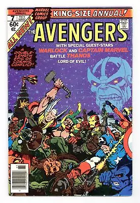 Buy Avengers Annual #7 FN 6.0 1977 1st App. Space Gem, Mind Gem, Reality Gem • 26.38£