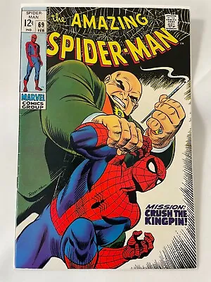 Buy AMAZING SPIDER-MAN #69 - Kingpin Cover (1970) • 102.50£