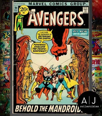 Buy Avengers #94 VG 4.0 Bronze Age Marvel 1971 Neal Adams Kree Skrull War • 10.98£