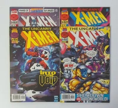 Buy Run Of 4 1997 Marvel Uncanny X-Men Comics #340-342 & 344 VF/NM Bagged And Board • 9.99£